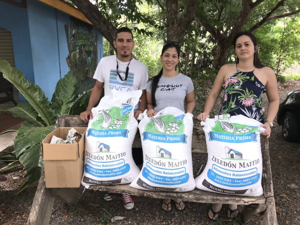 Donativos de alimentos para animales silvestres